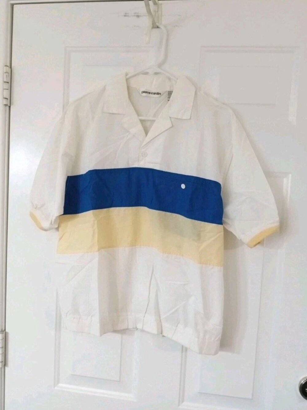 Vintage Pierre Cardin Colorblock Lightweight Polo Shirt Men’s Medium 80s 90s